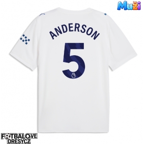Manchester City Elliot Anderson #5 Alternativní Dres 2026-27 Krátký Rukáv